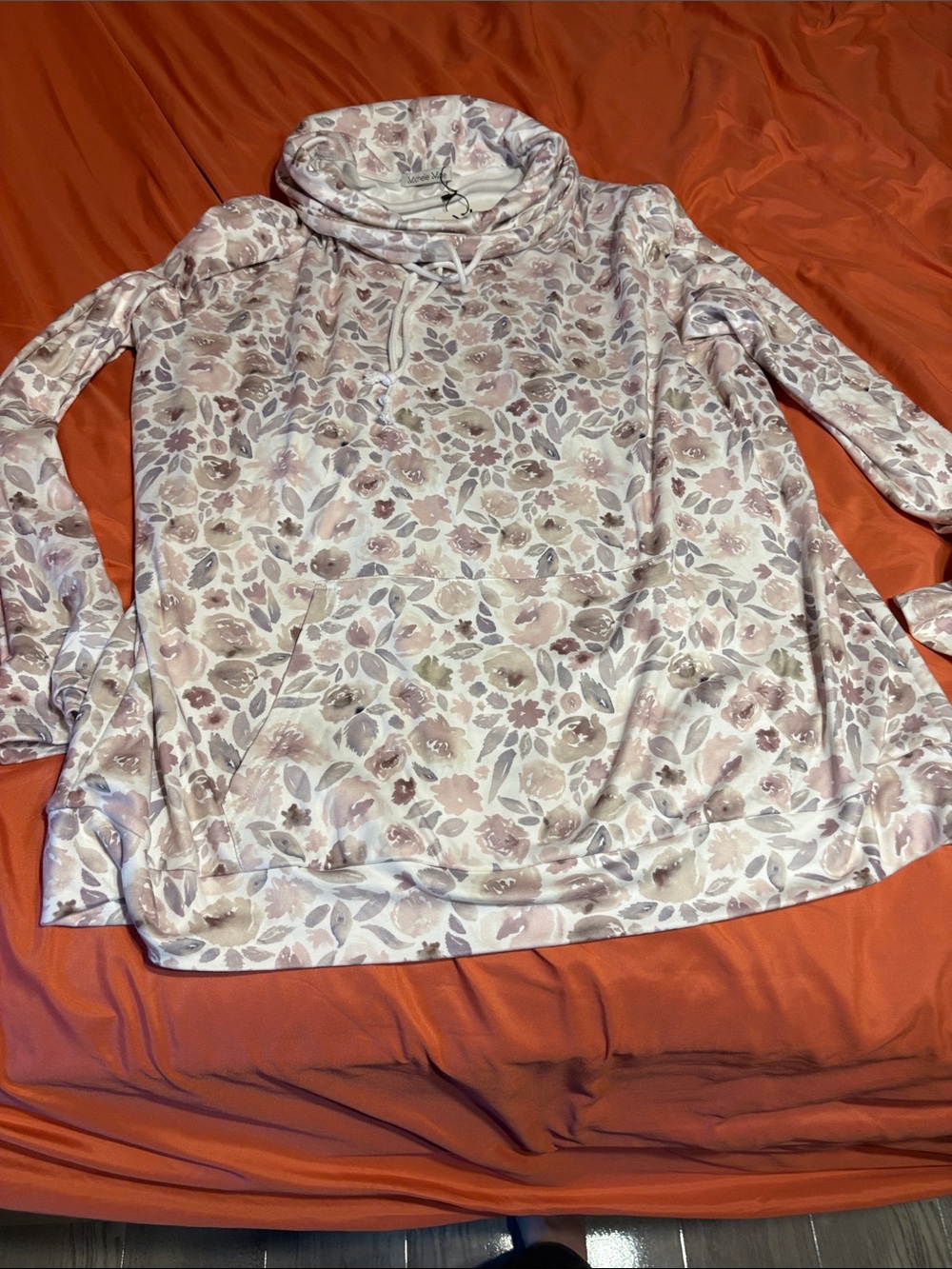 Floral Cowl Neck Women's pullover